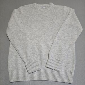 Sonoma Men’s Crew Neck Knit Sweater Heather Gray Long Sleeve Size Small